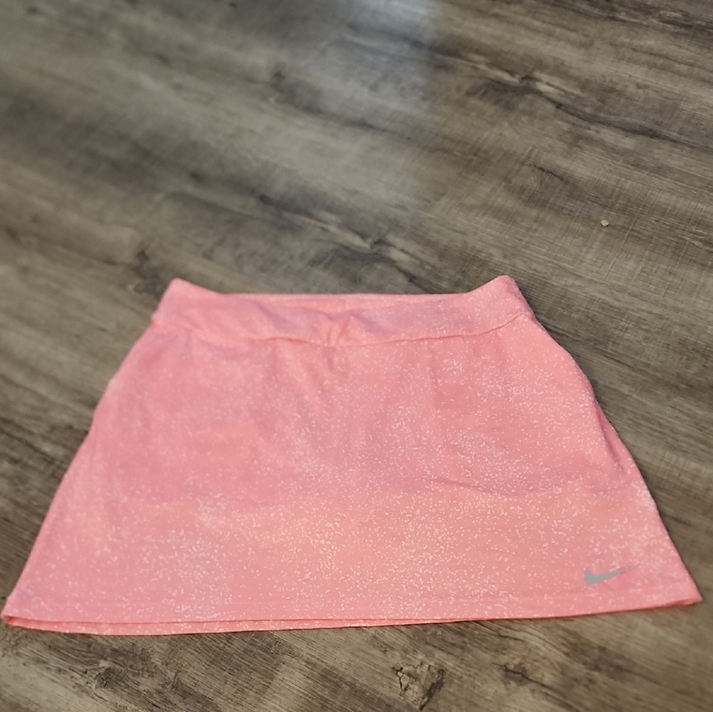 Nike Light Pink Sports Skirt With Shorts